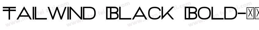 Tailwind Black Bold字体转换